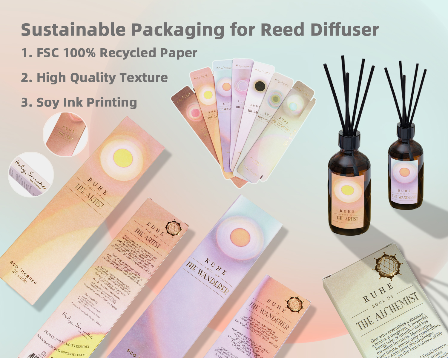 How to Create Sustainable Packaging Solutions for Reed Diffusers? SUN NATURE will tell you a perfect solution